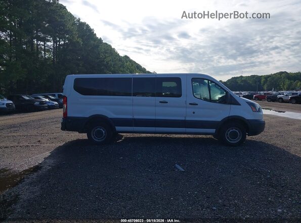 1FBZX2ZM9JKB52891 2018 FORD TRANSIT-350 White Widok wnętrza z tyłu