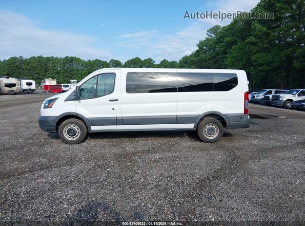 1FBZX2ZM9JKB52891 2018 FORD TRANSIT-350 White Widok wnętrza 360 stopni