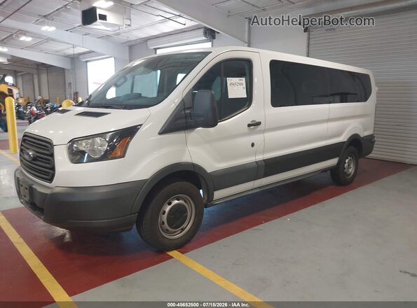 1FBZX2ZMXJKB42709 2018 FORD TRANSIT-350 White Առջևի ձախ երեք քառորդ տեսարան