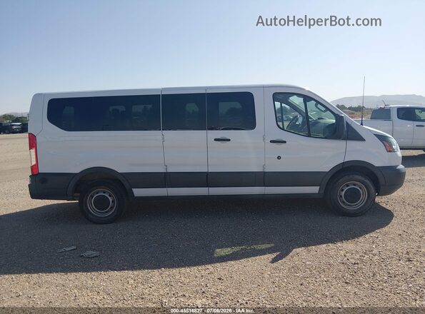 1FBZX2ZMXJKB42788 2018 FORD TRANSIT-350 White Widok wnętrza z tyłu
