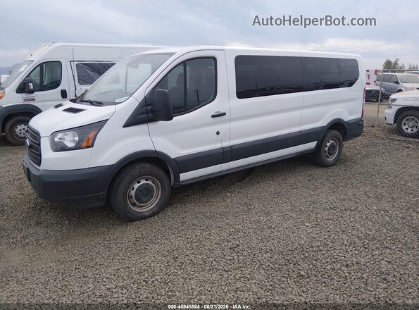1FBZX2ZMXJKB42984 2018 FORD TRANSIT-350 White წინა მარცხენა ხედი სამი მეოთხედიდან