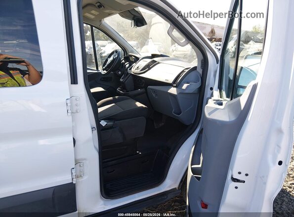 1FBZX2ZMXJKB42984 2018 FORD TRANSIT-350 White წინა სალონის ხედი