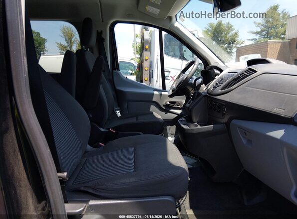 1FBZX2ZMXJKB52768 2018 FORD TRANSIT-350 Black Вид салону спереду