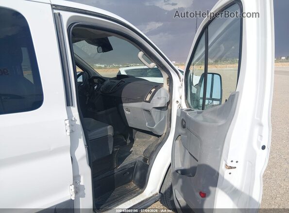 1FBZX2ZMXJKB52799 2018 FORD TRANSIT-350 White წინა სალონის ხედი
