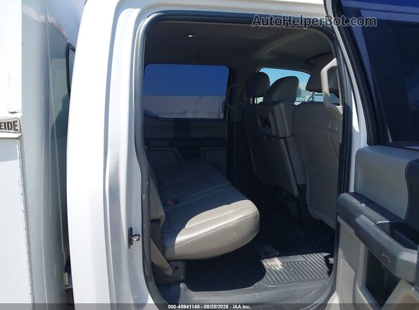 1FD7W3E62HED87205 2017 FORD F-350 CHASSIS Cream VIN კოდის სტიკერის ხედი