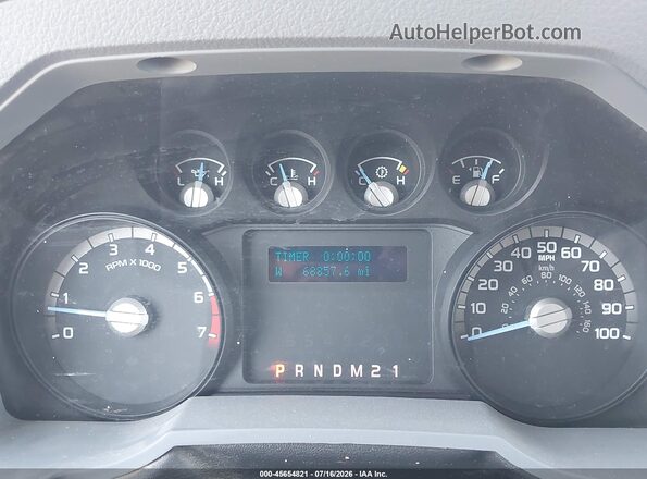 1FD7X2A68GED31278 2016 FORD F-250 White Հետևի նստատեղերի տեսք