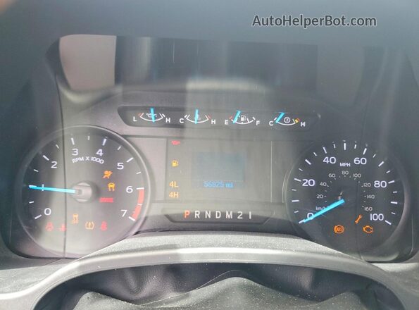 1FD7X2B64NEC88943 2022 FORD F250 Белый Вид щитка приборов