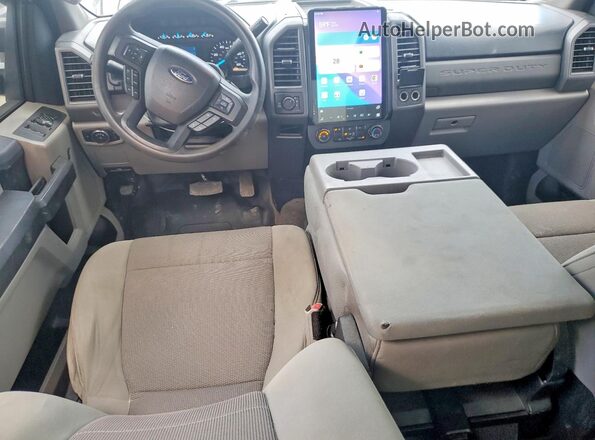 1FD7X2B65HEC91094 2017 FORD F250 White Вид панелі приладів