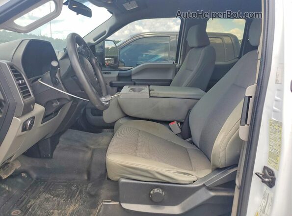 1FD7X2B65HEC91094 2017 FORD F250 White Вид салону спереду