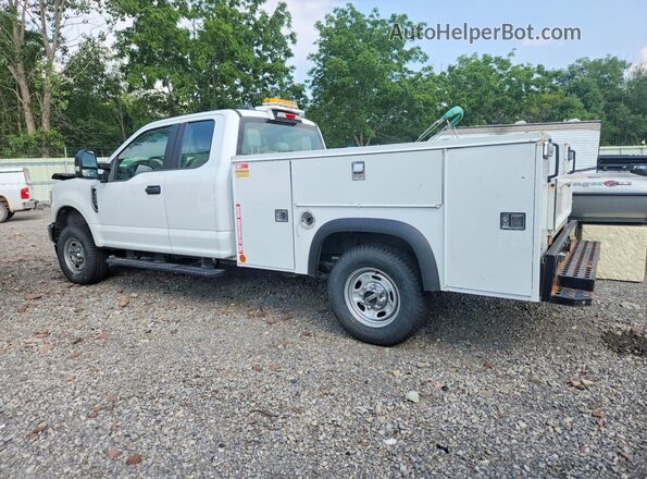 1FD7X2B65NEC96694 2022 FORD F250 White Trasero izquierdo