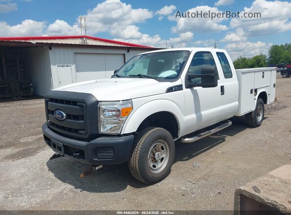 1FD7X2B6XGEC75648 2016 FORD F-250 White წინა მარცხენა ხედი სამი მეოთხედიდან