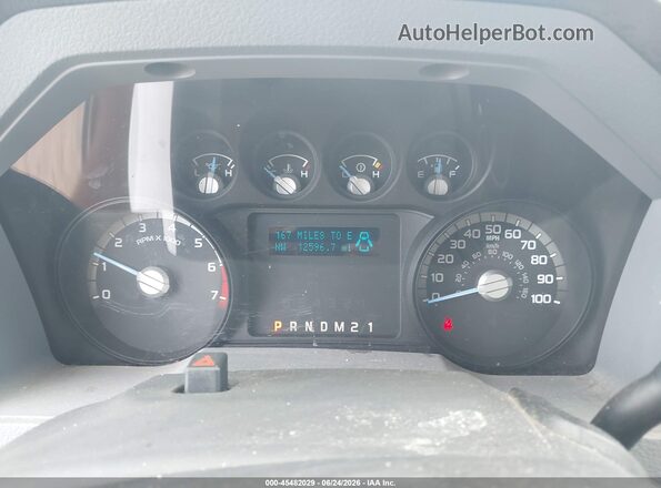 1FD7X2B6XGEC75648 2016 FORD F-250 White უკანა სავარძლების ხედი
