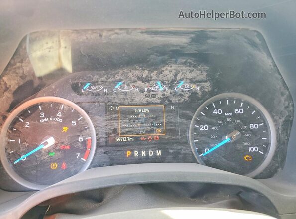 1FD8W3H65NED55313 2022 FORD F350 White Instrument cluster view