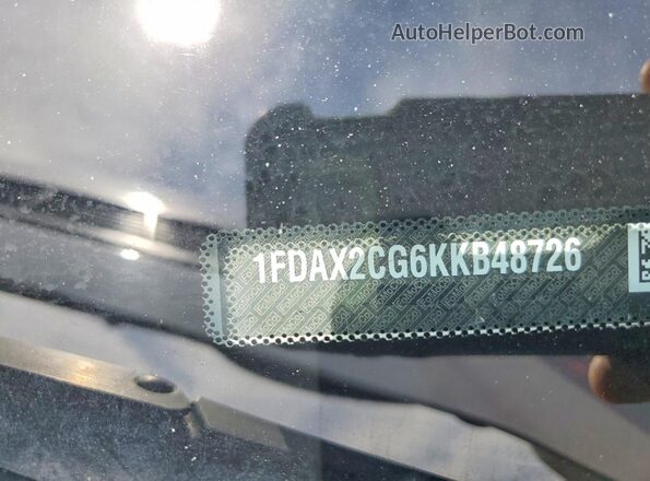 1FDAX2CG6KKB48726 2019 FORD TRANSIT White 