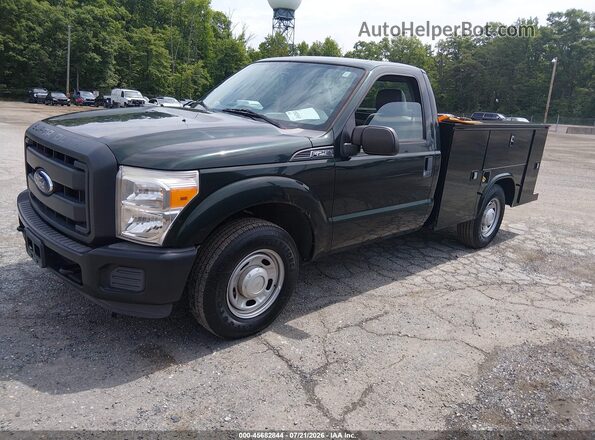 1FDBF2A60GEC54340 2016 FORD F-250 Green Առջևի ձախ երեք քառորդ տեսարան