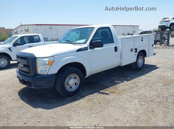 1FDBF2A60GED31157 2016 FORD F-250 White წინა მარცხენა ხედი სამი მეოთხედიდან