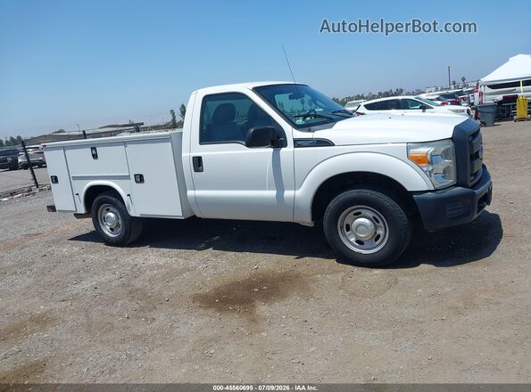 1FDBF2A60GED31157 2016 FORD F-250 White უკანა სალონის ხედი
