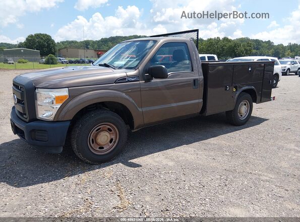 1FDBF2A62GEC87792 2016 FORD F-250 Dark Brown Передняя левая четверть