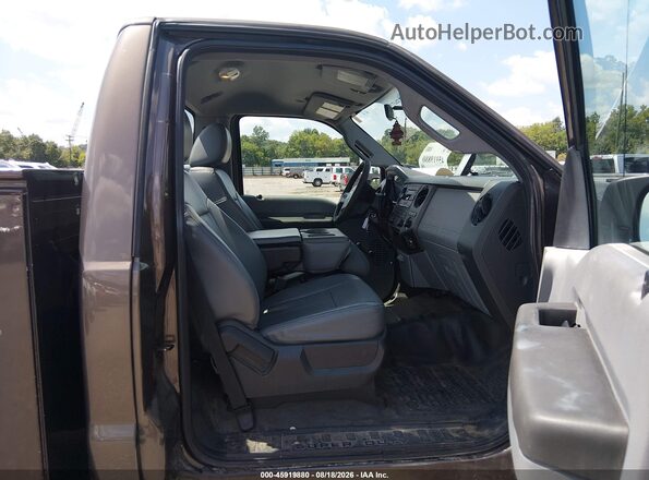 1FDBF2A64GEC87793 2016 FORD F-250 Brown Widok wnętrza z przodu