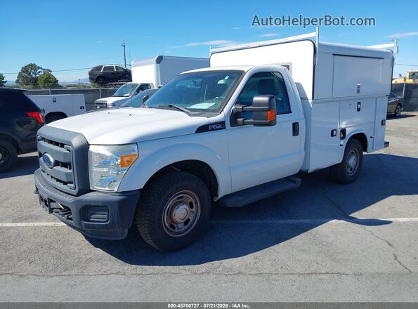 1FDBF2A64GED02504 2016 FORD F-250 White წინა მარცხენა ხედი სამი მეოთხედიდან