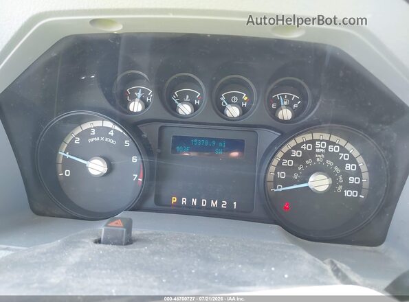 1FDBF2A64GED02504 2016 FORD F-250 White უკანა სავარძლების ხედი