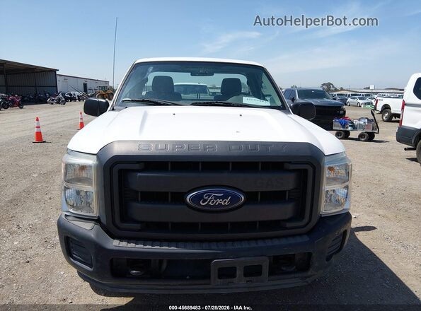 1FDBF2A65GED31140 2016 FORD F-250 White Vista del cuadro de instrumentos