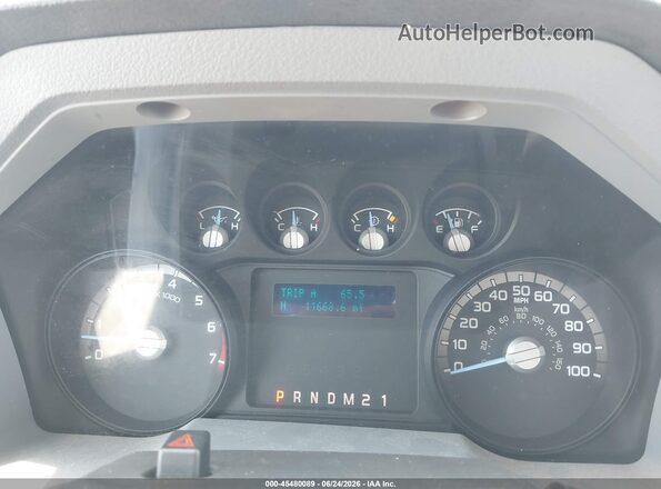 1FDBF2A66GED31132 2016 FORD F-250 White Вид задніх сидінь