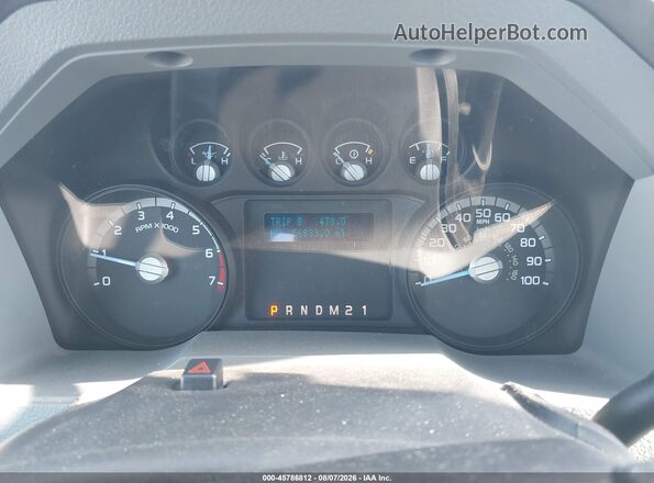 1FDBF2A68GED31133 2016 FORD F-250 White Widok tylnych siedzeń