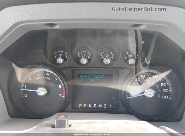 1FDBF2A69GED31139 2016 FORD F-250 White Widok tylnych siedzeń