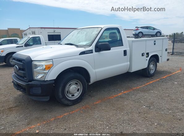 1FDBF2A69GED31142 2016 FORD F-250 White წინა მარცხენა ხედი სამი მეოთხედიდან