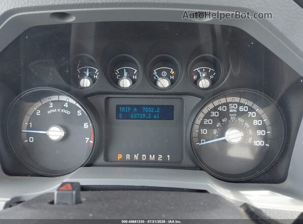 1FDBF2A69GED31142 2016 FORD F-250 White უკანა სავარძლების ხედი