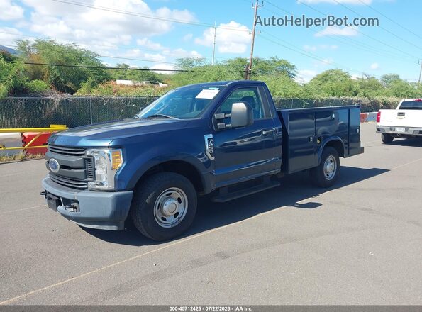 1FDBF2A69HEE51055 2017 FORD F-250 Blue Передня ліва чверть
