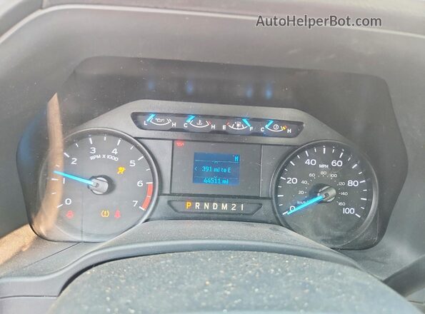 1FDBF2B66NEF90456 2022 FORD F250 White Вид щитка приладів