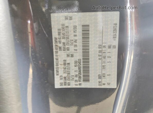 1FDBF2BA6REF24533 2024 FORD F250 Blue VIN sticker view