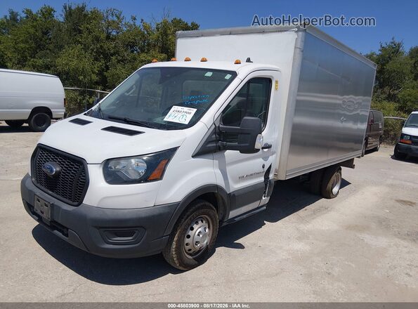 1FDBF6Z86MKA43069 2021 FORD TRANSIT-350 White Vista tres cuartos delantera izquierda