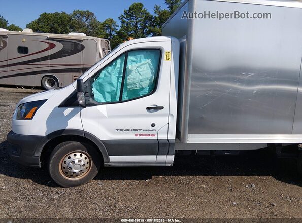 1FDBF6Z86MKA85130 2021 FORD TRANSIT-350 White Widok wnętrza 360 stopni