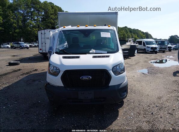 1FDBF6Z86MKA85130 2021 FORD TRANSIT-350 White Widok zestawu wskaźników