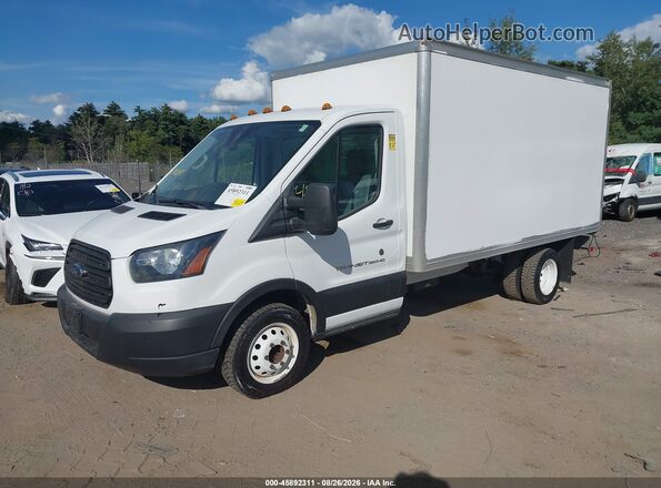 1FDBF8ZM3KKA86029 2019 FORD TRANSIT-350 Белый Передняя левая четверть
