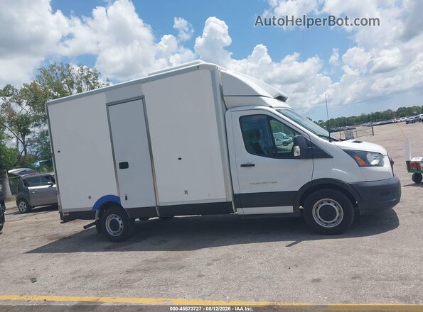 1FDBW5Z87NKA01585 2022 FORD TRANSIT-350 White Widok wnętrza z tyłu