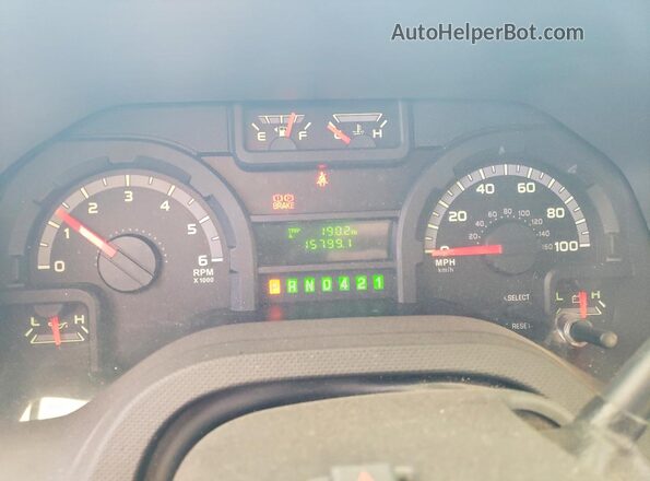 1FDXE4FS9KDC47153 2020 FORD E-450 White Dashboard view