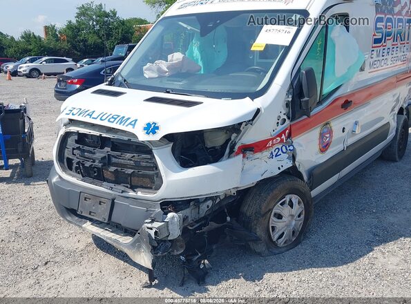 1FDYR2CM6JKB33270 2018 FORD TRANSIT-250 White წინა ხედი