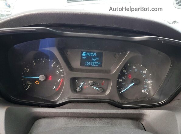 1FDZX2XM4GKB28582 2016 FORD TRANSIT Silver Вид щитка приладів