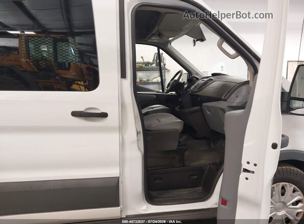 1FDZX2XM6HKB32909 2017 FORD TRANSIT-350 White წინა სალონის ხედი