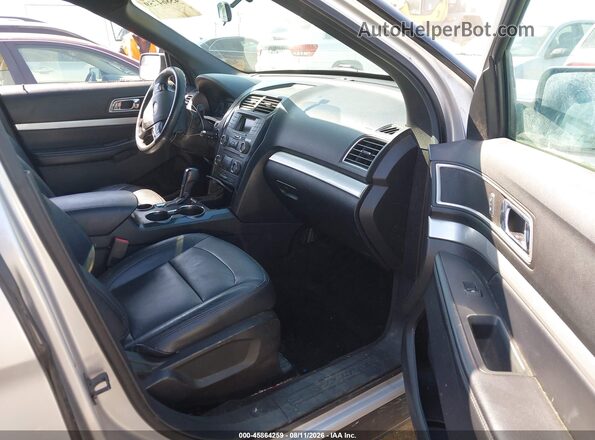 1FM5K7B80HGD43143 2017 FORD EXPLORER Silver Widok wnętrza z przodu