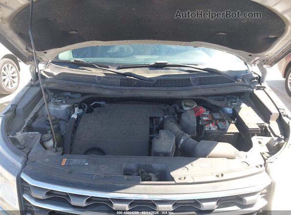 1FM5K7B80HGD43143 2017 FORD EXPLORER Silver Widok z tyłu