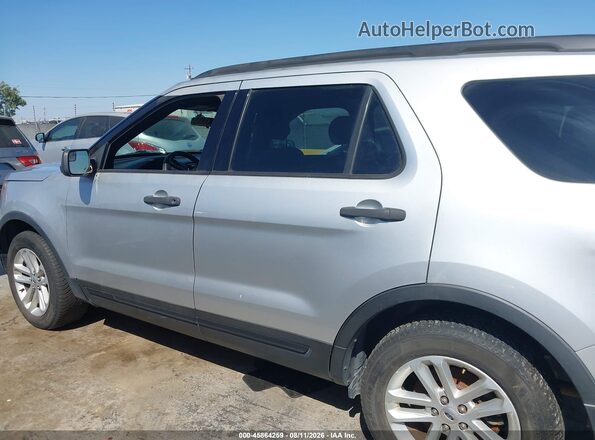 1FM5K7B80HGD43143 2017 FORD EXPLORER Silver Widok wnętrza 360 stopni