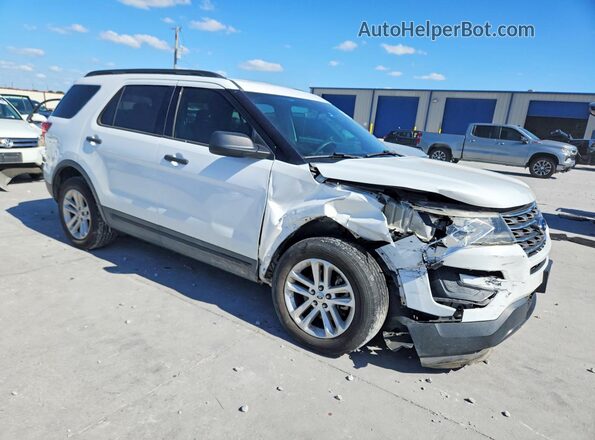 1FM5K7B82HGD39451 2017 FORD EXPLORER White Delantero derecho