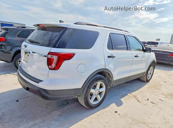 1FM5K7B83JGA67224 2018 FORD EXPLORER White Հետևի աջ