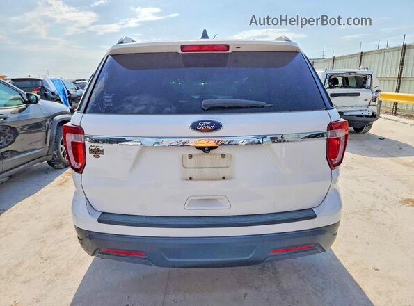 1FM5K7B83JGA67224 2018 FORD EXPLORER White Հետևի տեսք
