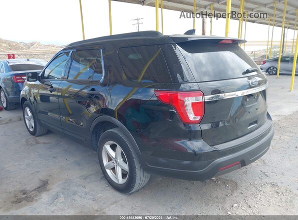 1FM5K7B84JGC45111 2018 FORD EXPLORER Black Trasero izquierdo